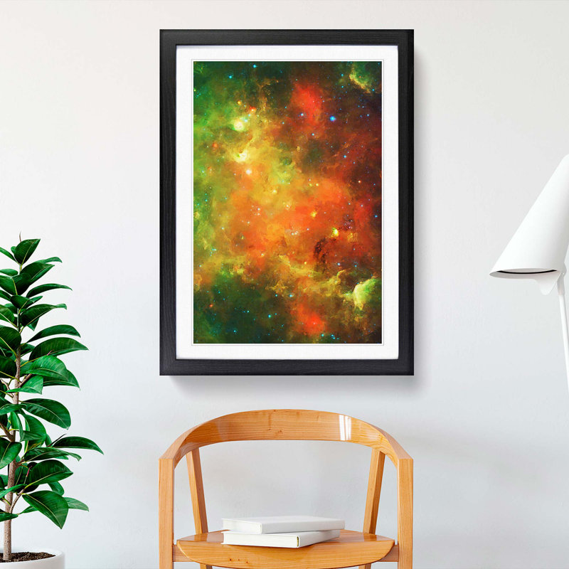 Universe in Abstract Vol.9 - Picture Frame Graphic Art Print, Black Framed, 36cm H x 27cm W x 2cm D