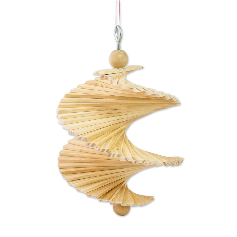 Novica Handmade Fresh Breezes Wood Mobile