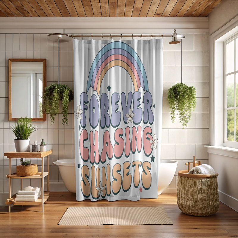 Tiare Shower Curtain, 74"H x 71"W