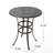 Corle Round Outdoor Bar Table Umbrella Hole , 37 " W 37 " D
