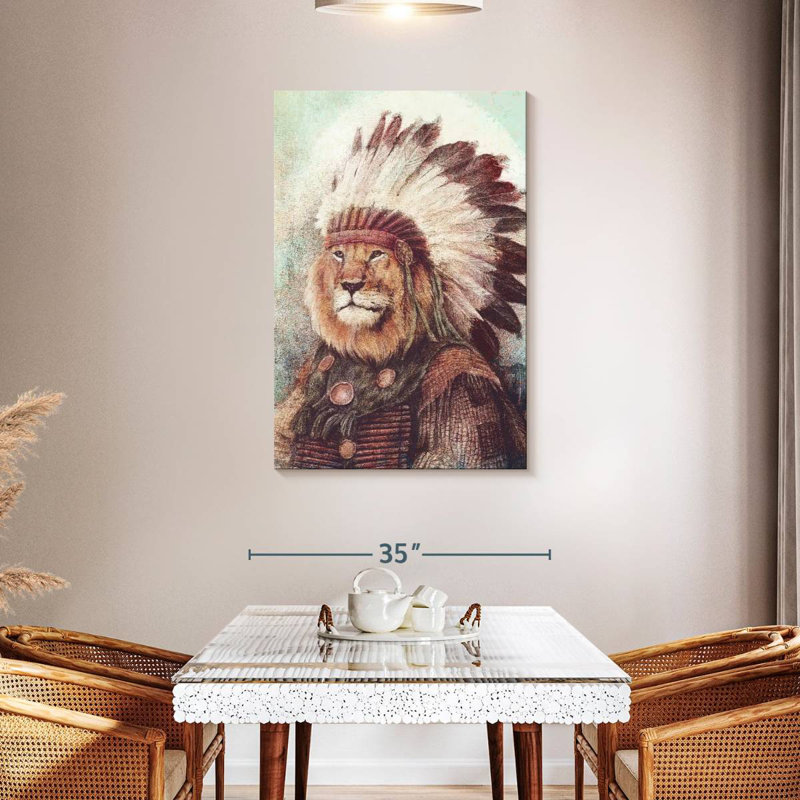 Ketti Chief I, 45" H x 30" W