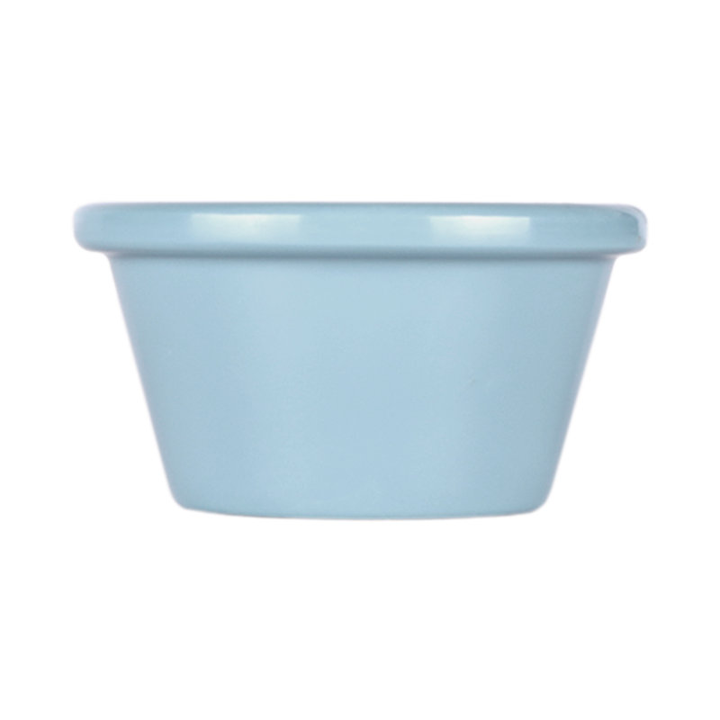 Elite Global Solutions Melamine Condiment Server, Cameo Blue, 1.63" H x 3" W x 3" D