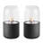 Ambrose Oil Lamp Style Rope Wick Clean-Burning Tabletop Portable Fire Pit Set Of 2