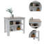Ensemble de cuisine à 2 tablettes et 2 portes à 2 portes Roblar, idéal pour le rangement et l'organisation dans les cuisines modernes-1517491592