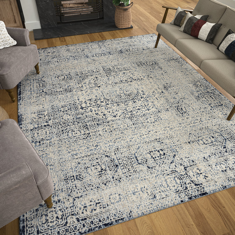 Tapis bleu Erisnor