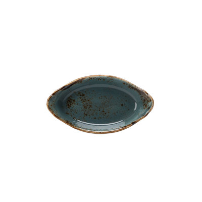 CRAFT BLUE Oval Earred Dish