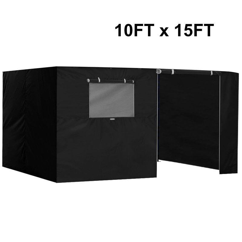 Mur latéral Moguel, Noir, H 84 po x l 120 po x P 180 po