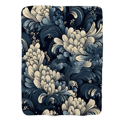 Regal Flowers - 1 Piece Premium Blanket