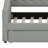 Elegant Daybed Frame with Padded Design, Ambient LED Lighting and Convenient Drawers