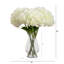 20in. Artificial Hydrangea Arrangement in Glass Vase-1419190093