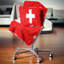 Drapeau de la Suisse - coussin imprimé de cartes et drapeaux-29828405-29854998