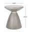 Table d'appoint d'extérieur en béton léger - Élégant et pratique moderne