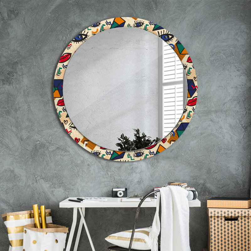 Huldar Glass Flat Wall Mirror