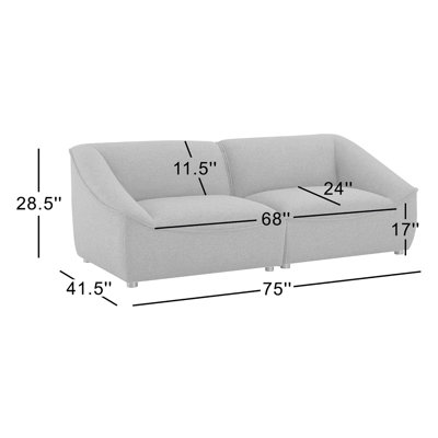 Comprise 2-Piece Loveseat