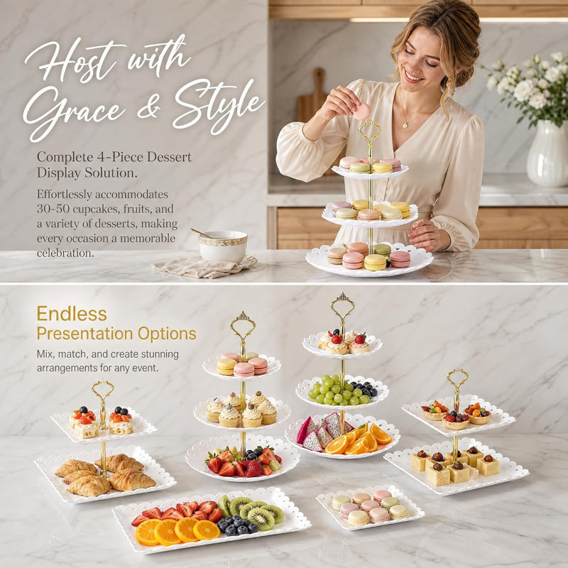 East Urban Home Polypropylene Plastic Tray