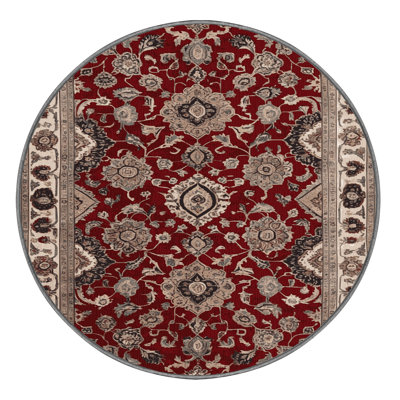 Machine Washable Persian Gray Area Rug