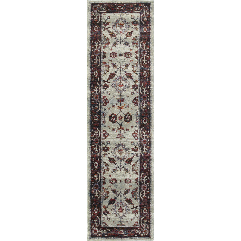 Oriental Indoor Rug, Runner 2'3" x 8'