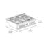 Surface de cuisson au gaz 36 pouces avec 6 brûleurs et surface de cuisson en porcelaine en acier inoxydable satiné ZLINE-88770079