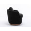 Fauteuil d'appoint en tissu avec cadre en bois d'eucalyptus Josh