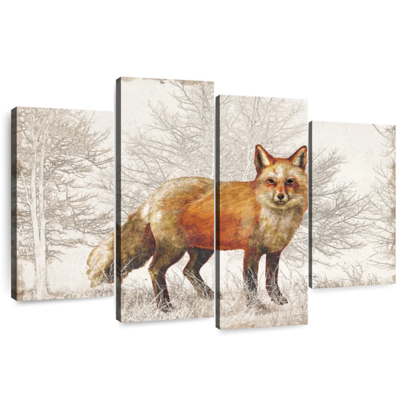 Brampt White Christmas Lodge III, 54" H x 84" W