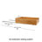 Glidez Bamboo and Steel Pull-Out/Slide-Out Storage Organizer for Under Cabinet Use - 1-Tier Design - Fits Standard Size Cabinet or Shelf, Natural-92615312