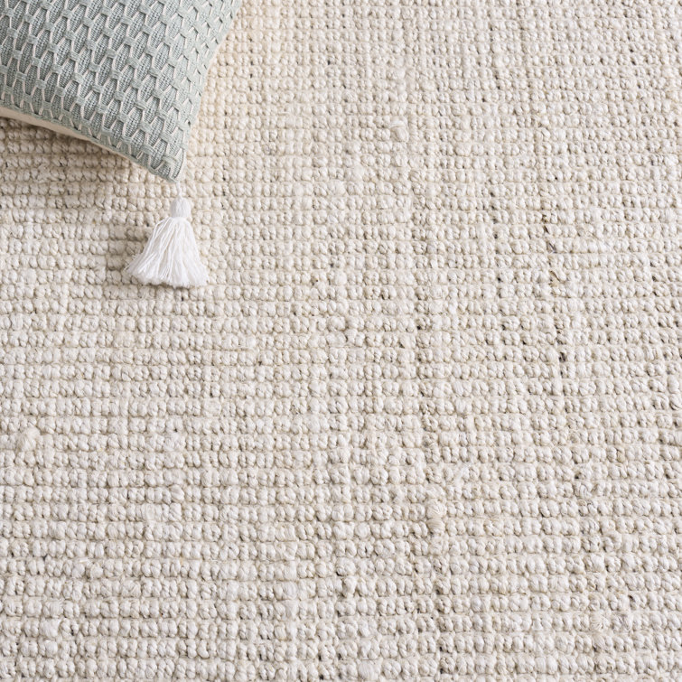 Estrin Natural Fiber Hand Woven Jute Solid Color Rug