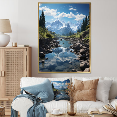 " French Alps Mountain Serenity II "