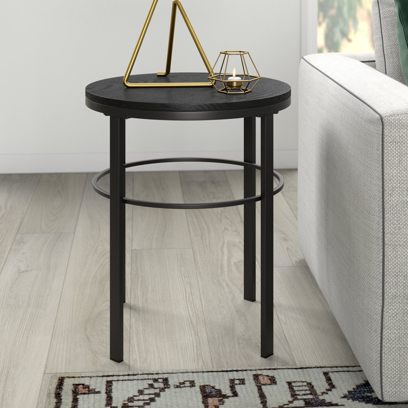 Cayson End Table, Blackened Bronze