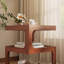Table de chevet moderne à 3 niveaux avec rangement ouvert-625294699