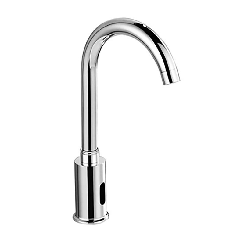 Hospitality Public Restroom BathSelect Wella Goose Neck Chrome Automatic Commercial Sensor Faucet B510 - (also available in Oil Rubbed Bronze or Gold Tone)