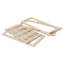 Floor Wine Bottle Rack in Beige