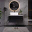 Petit meuble-lavabo flottant simple 31,5 pouces avec lavabo