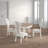 Colchester 4 Person Pedestal Dining Table Set w/ Upholstered Chairs-124175810