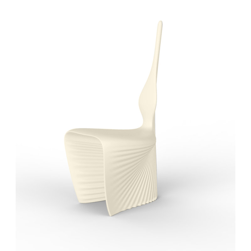 Biophilia Patio Dining Side Chair, Ecru