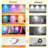 2.7 Inch RGB Wireless Rechargeable Under Cabinet Light,8 colors Motion Sensor Light For Closet, Bedroom
