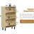 Rattan Shoe Storage Cabinet