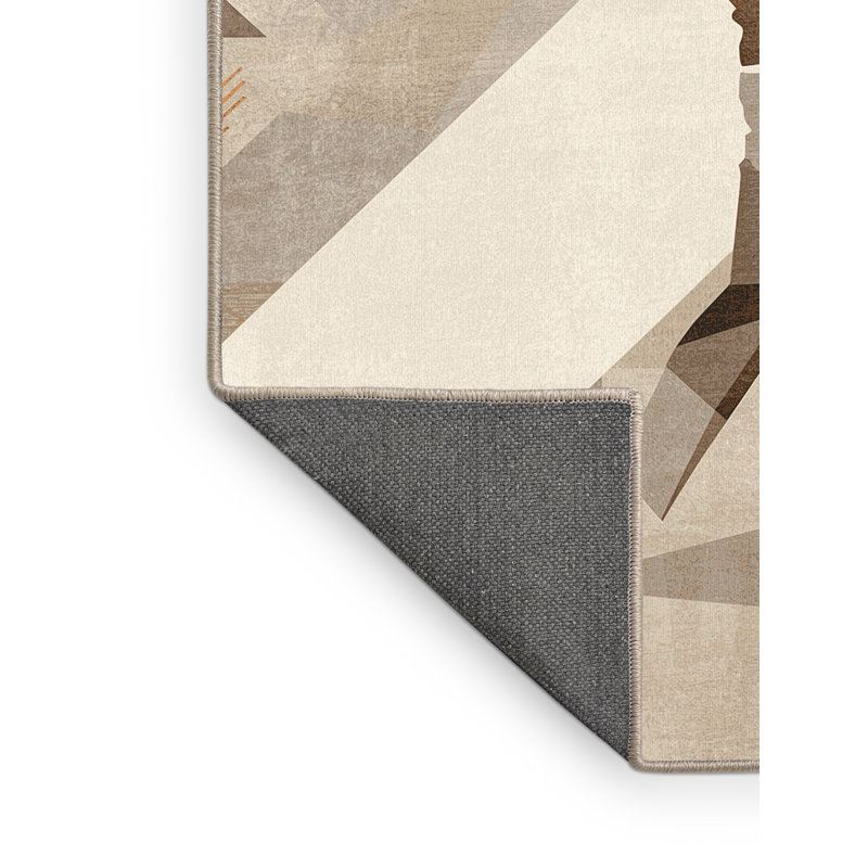 Tapis moelleux moelleux et moelleux à motif géométrique moderne Golf, 8 x 10
