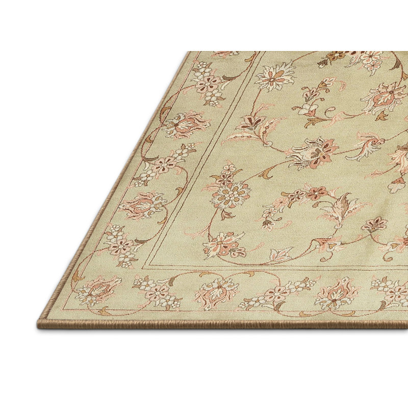 Surface beige contemporaine tapis, Rectangle 5 pi x 7 pi