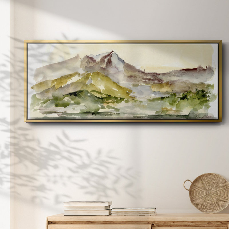 Plum Ridge I- Framed Canvas