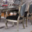 Chaise d'appoint capitonnée (ensemble de 2)