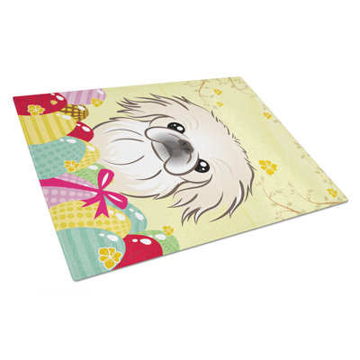 Planche à découper en verre trempé à caroline de pâques