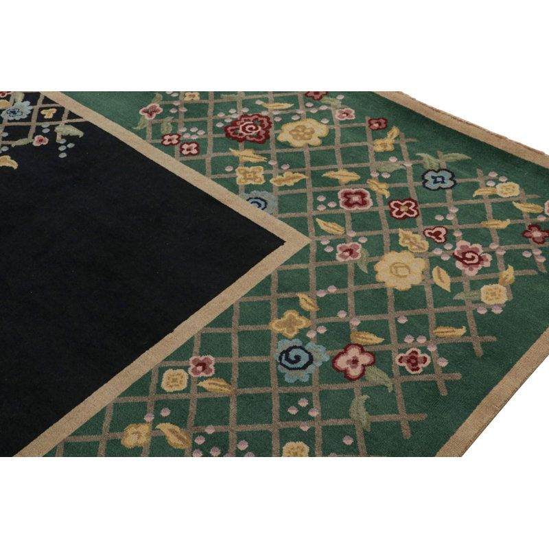 One-of-a-Kind Hand Knotted Area Rug, Rectangle 8'10" x 11'6"