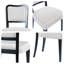 Ensemble de chaises de salle à manger de qualité supérieure - structure en bois franc avec sièges rembourrés (ensemble de 2)-420039771