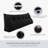 Sit-up Back Comfort 100% Cotton Velvet Wedge Headboard Reading Pillow with Removable & Washable Cover Compression-101771471-101499151