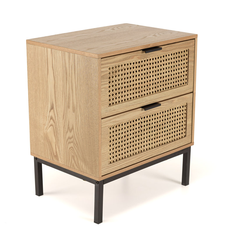 Claghorn 48cm W Manufactured Wood Bedside Table