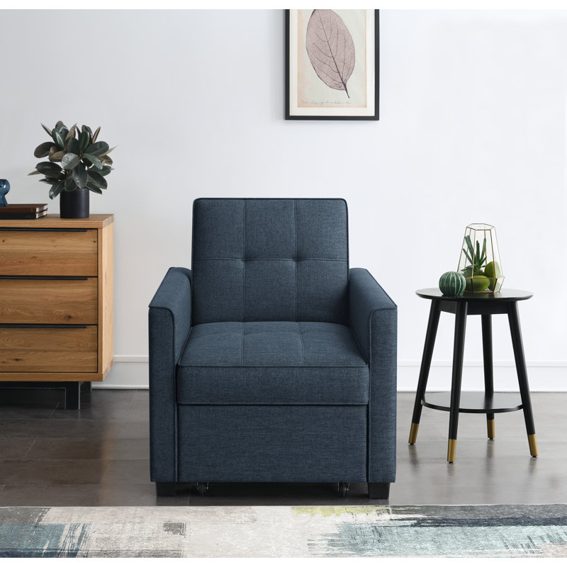 Aurelio 80cm Wide Standard Recliner, Blue