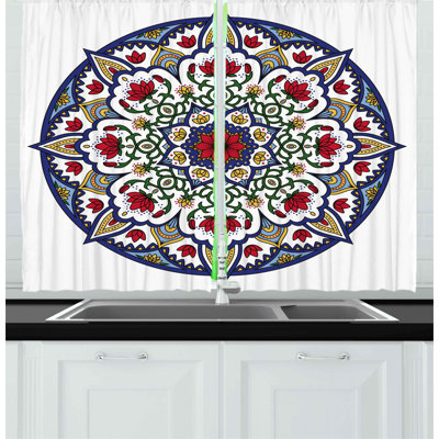 Pointed Kitchen Curtain
