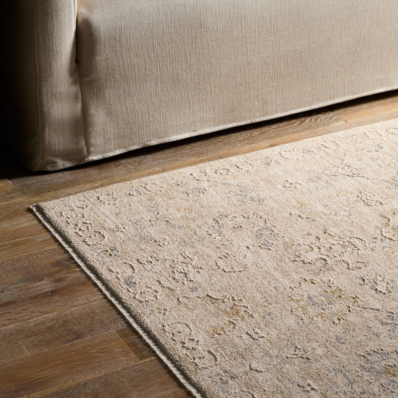 Tapis de couloir traditionnel Jaipur Living Upl brun clair / beige / jaune / or (3 pi x 9 pi)