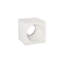 Void Side Table, White Stone