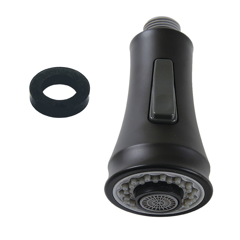 Kingston Brass Made To Match 2-Function Pull-Down Kitchen Faucet Sprayer, Matte Black